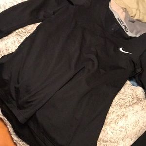 L/S Nike Pro Black Shirt Size L New Condition